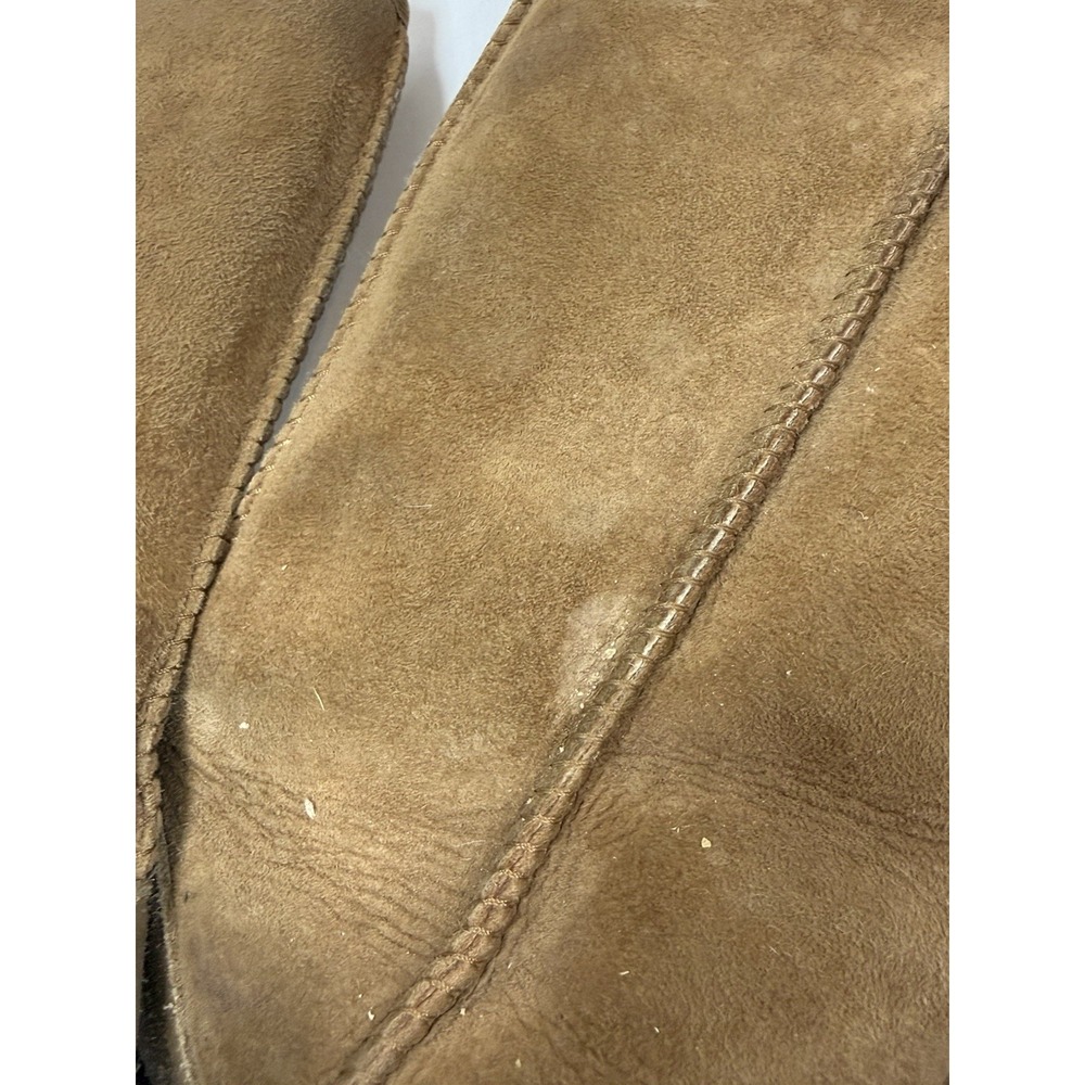 UGG Australia Classic Tall Chestnut Brown Suede Boots Youth Size 1 WORN - Picture 8 of 12